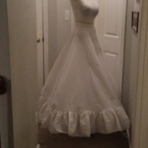 Vintage wedding crinoline